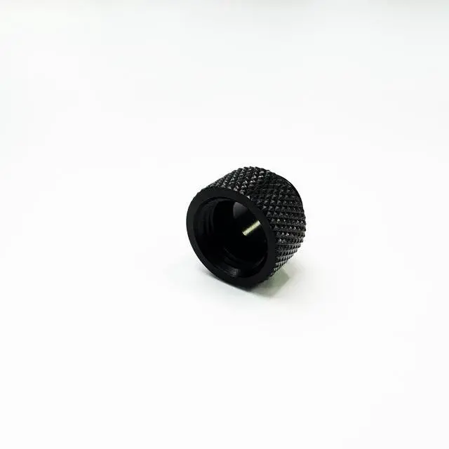 Alt view image 5 of 5 - Dracaena.io 12 Pack G1/4" 10mm Height Male to Female Extender Fittings, Brass Compression Fittings with O Rings for PC Liquid Cooling Loop, Water Cooling Tube Connectors, Black