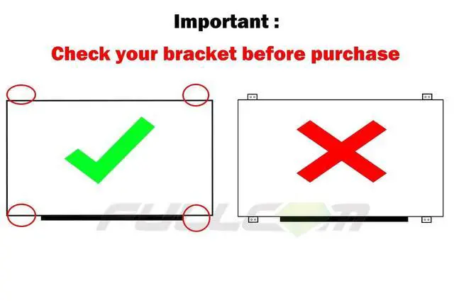 Alt view image 5 of 5 - FULLCOM New LCD Replacement Screen 14.0 Inch LP140WFA-SPD4 FHD 1920x1080 (No Brackets) IPS Matte 30 Pin for Laptop/Display/Screen/LCD Application