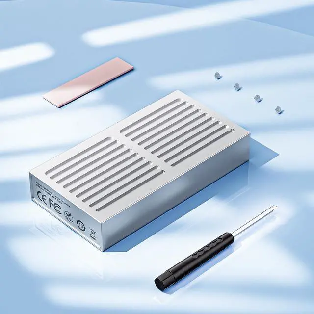 Main image of ALYYDBG Aluminum 40Gbps M.2 NVMe SSD Enclosure, 8TB USB-C External Hard Drive for M1 M2 Pro/Max, Support 2280 B&M+M-Key PCIe, Compatible Thunderbolt 3/4 USB 4/3.2/3.1/3.0/2.0