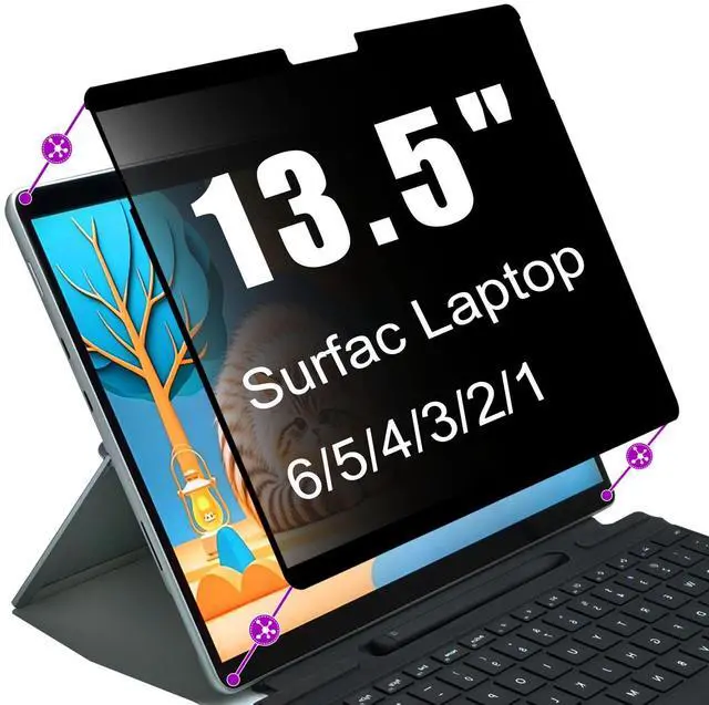 Main image of Ceydebne Privacy Screen Protector for Microsoft Surface Laptop 6/5/4/3/2/1