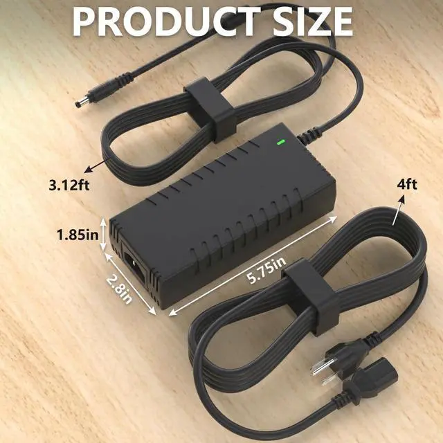 Alt view image 4 of 5 - 54V 3.9A 210W Power Adapter Compatible with UniFi XG 6 PoE US-XG-6POE and USW-Ultra-210W, Replacement for ADS-210NX-48-1 540210E ADS-210NX-48-1540210E