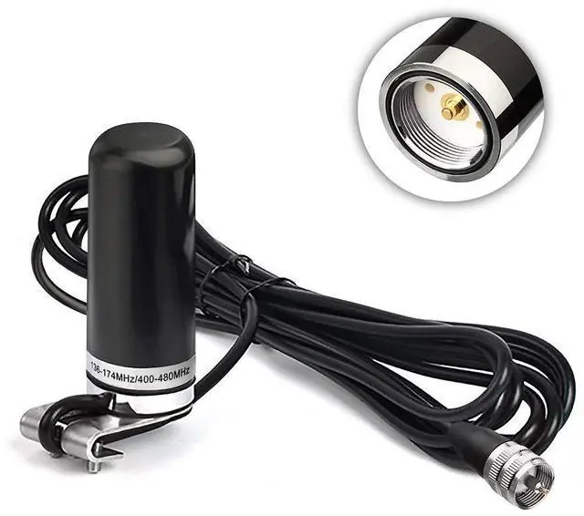 Main image of Bingfu Vehicle Ham Mobile Radio Antenna Dual Band 136-174MHz 400-470MHz