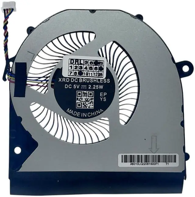 Alt view image 2 of 5 - VoltaGuru New Laptop CPU Cooling Fan for Intel NUC11, NUC12 NUC13 Pro; NP: 1323-01F6000, PVB080C05L-P10-01, BAZC0810R5HY006, BAZC0810R5HY010