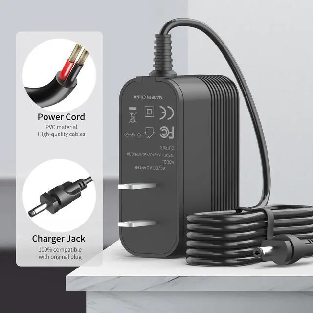 Alt view image 3 of 5 - 35V Charger for VBUOO Vacuum Cleaner Replacement for VBUOO TV105S 28.8V Battery Cordless Vacuum Cleaner Adapter Charger
