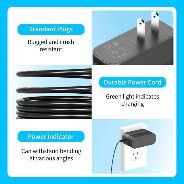 Alt view image 4 of 5 - 35V Charger for VBUOO Vacuum Cleaner Replacement for VBUOO TV105S 28.8V Battery Cordless Vacuum Cleaner Adapter Charger