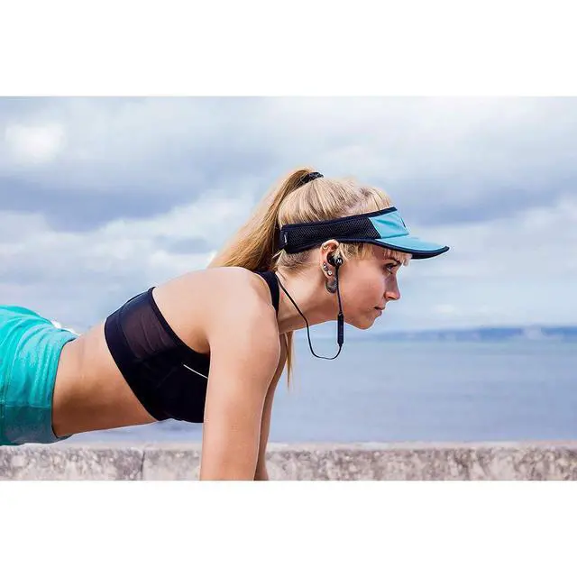 Alt view image 5 of 5 - Motorola Verve Loop 200 Sports APTX Wireless Headphones- Black/Silver