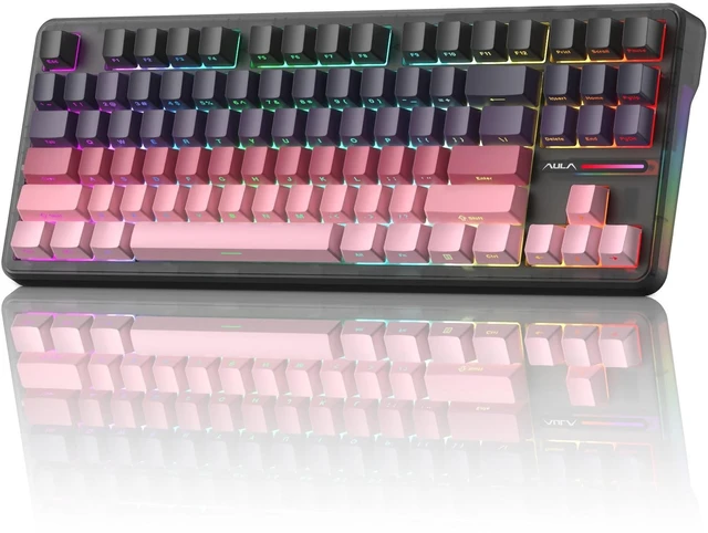 Main image of Aula F87 Pro Wireless Mechanical Keyboard, 75% TKL Tri-Mode 8000mAh Battery