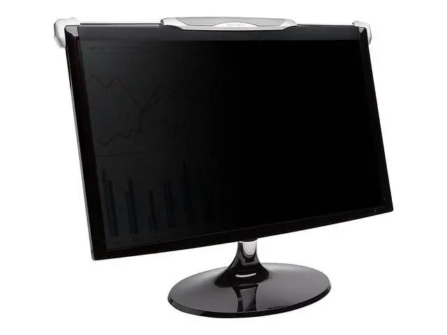 Alt view image 2 of 5 - Kensington FS240 Snap2 Privacy Screen for 22-Inch to 24-Inch Widescreen 16:10 and 16:9 Monitors (K55315WW),Black