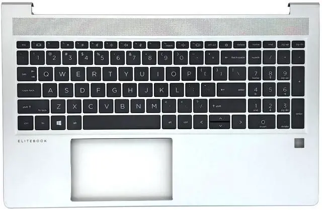 Main image of Jxjslp Replacement Upper Case Palmrest Keyboard for HP Elitebook 650 G9 Series Laptop Top Cover Without Backlit Keyboard M05034-001 (Without Backlit)