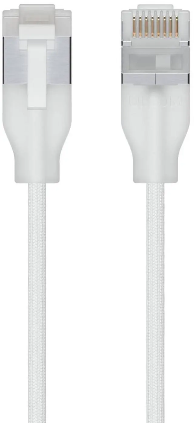 Main image of Ubiquiti UACC-CABLE-PATCH-EL-C6A-3M-W Professional-Grade Shielded Cat6 Ethernet Patch Cable, 3m, White