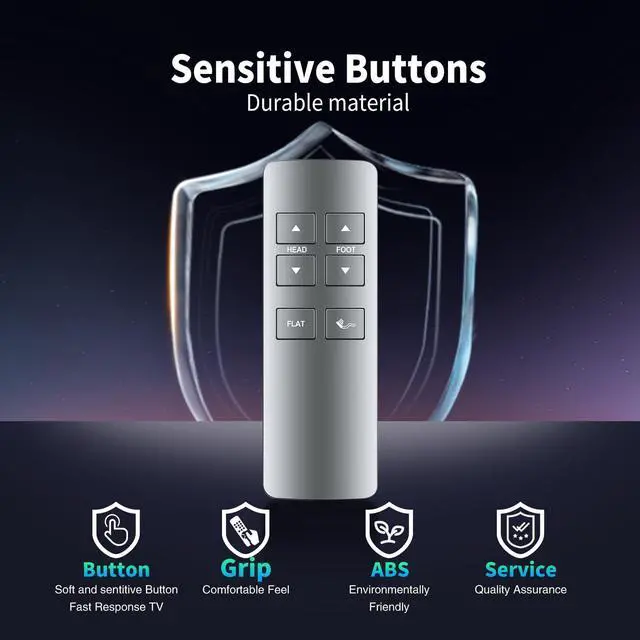 Alt view image 4 of 5 - Sntigw Replacement Remote for OKIN Beautyrest Serta Motion Essentials 3