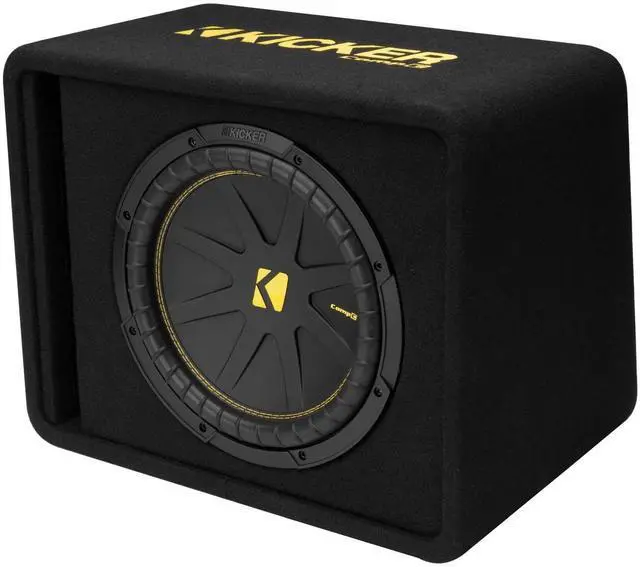 Alt view image 3 of 5 - KICKER 50VCWC124 CompC 12-inch Subwoofer in Vented Enclosure, 4-Ohm