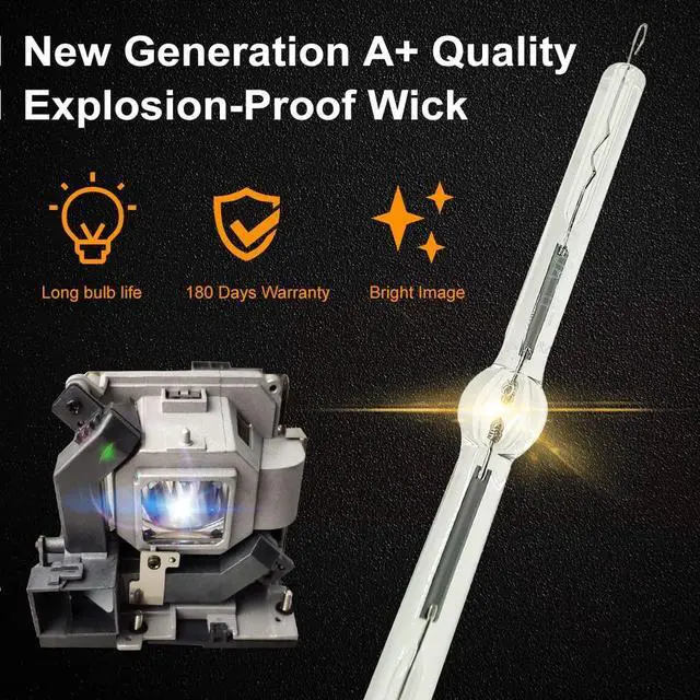 Alt view image 3 of 5 - CTLAMP A+ Quality NP28LP / 100013541 Replacement Projector Lamp Bulb with Housing Compatible with NEC M322X M322W M302WS M323X M323W M303WS