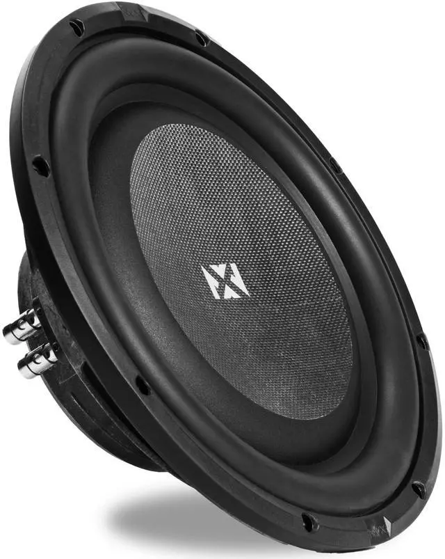 Main image of NVX SMW12D4 800W Peak (400W RMS) S-Series Shallow-Mount 12" Dual 4-Ohm Subwoofer