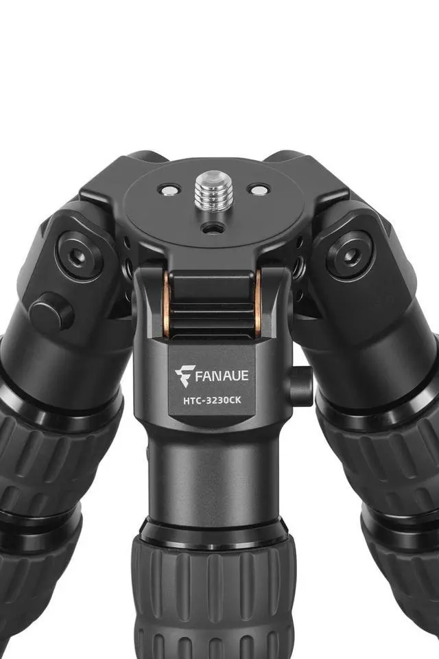 Alt view image 2 of 5 - FANAUE Carbon Fiber Tripod with 3/8" Screw Professional Camera Tripod, Bowl Tripods Heavy Duty Camera Stand for for Photography, Hunting, Shooting, Glassing, and Outdoors