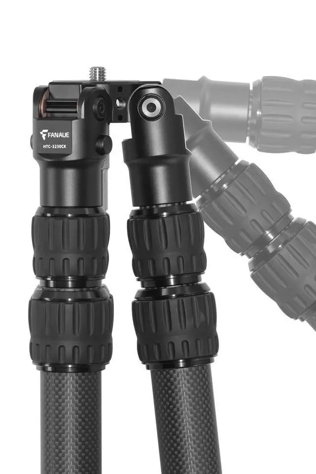Alt view image 3 of 5 - FANAUE Carbon Fiber Tripod with 3/8" Screw Professional Camera Tripod, Bowl Tripods Heavy Duty Camera Stand for for Photography, Hunting, Shooting, Glassing, and Outdoors