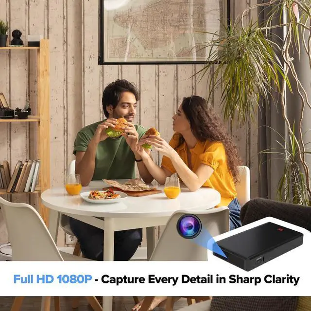 Alt view image 2 of 5 - HiSpyCam Full HD 1080p WiFi Security Camera - Wireless Nanny Cam - Night Vision Indoor/Outdoor Use - Local/Cloud Storage