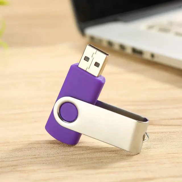 Alt view image 5 of 5 - 4GB USB Flash Drive 10 Pack, USB 2.0 Thumb Drive Jump Drive Bulk Memory Sticks Zip Drives Swivel Keychain Design, Mixed Colors, Pen Drive for File Backup and Transfer