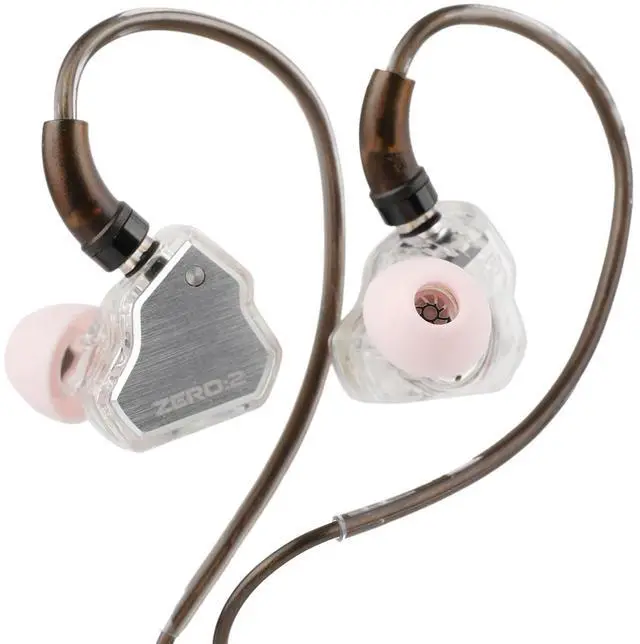 Main image of HIFIXAUDIO 7Hz x Crinacle Zero:2 in Ear Monitor, Updated 10mm Dynamic Driver IEM Earphones, HiFi Wired Earbuds, with OFC IEM Cable for Gaming & Music Audiophiles (with Mic 3.5mm, Silver)
