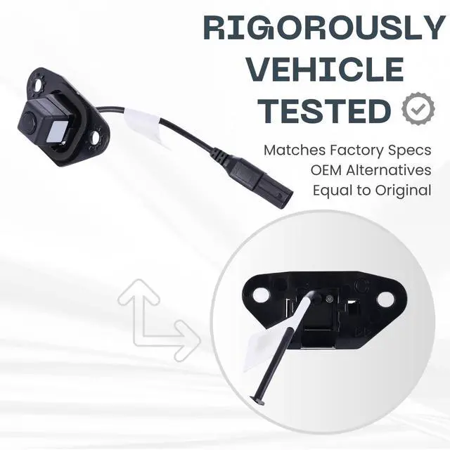 Alt view image 3 of 5 - Backup Camera Replaces for 2012-2014 Toyota Camry/Camry Hybrid OE Part # 86790-06031, 86790-06030 ^^ 8679006031, 8679006030