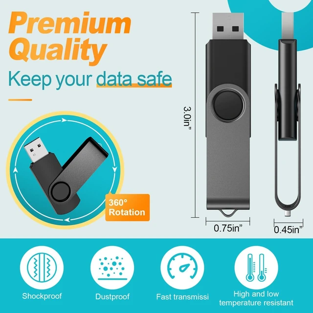 Alt view image 4 of 5 - Kepmem 16GB USB Flash Drive 10 Pack Thumb Drive USB 2.0 Flash Drive