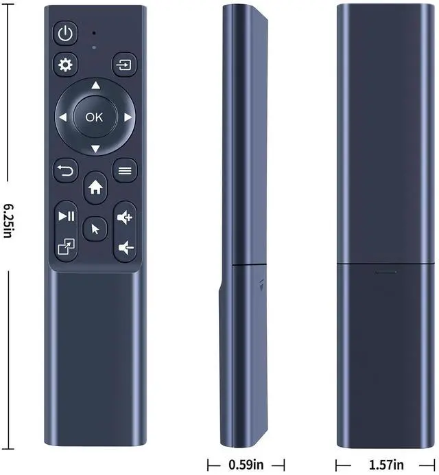 Alt view image 3 of 4 - WKOLF Replacement Remote Control Compatible with Philips NeoPix Prime 2 Projector NPX542