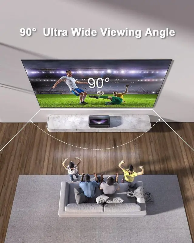 Alt view image 4 of 5 - AWOL VISION Projector Screen (100", Daylight Screen)