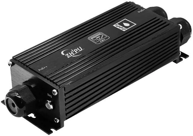 Main image of IP67 Gigabit Outdoor PoE++ Waterproof Extender 1 in 2 Out 90W Input IEEE802.3af/at/bt 400m 48-57V, 3 Cascade Connection Surveillance Networks