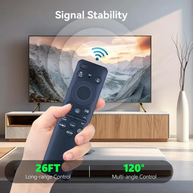 Alt view image 5 of 5 - New Replacement BN59-01432J Voice Solar Remote Control Compatible for Samsung Neo QLED 4K 8K Crystal UHD Series Smart TV CU8000 QN85C QN90C QN95C QN800C QN850C QN900C QN990C Q60C Q70C Q80C S90C