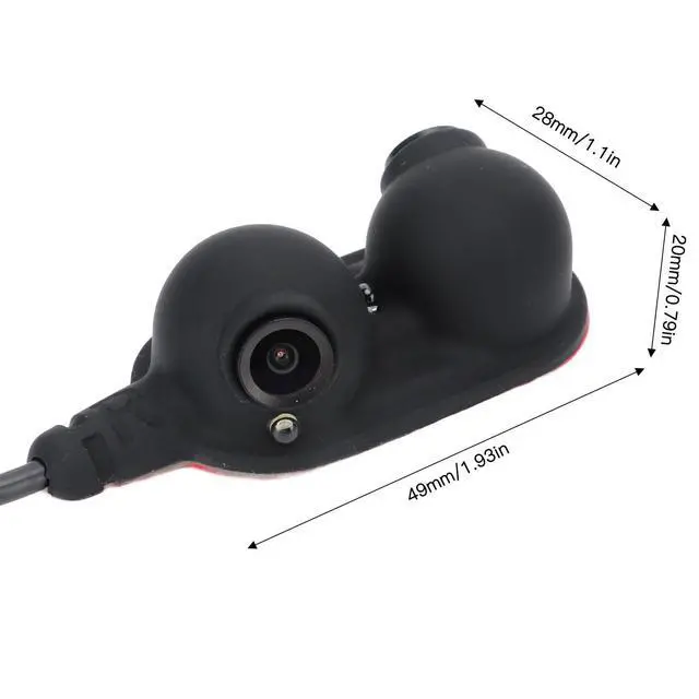 Alt view image 2 of 5 - Blind Spot Mirrors Car Door Side View Blind Spot Camera Night Vision IP68 for Truck RV Van Trailer Emergency Vehicle(Right)