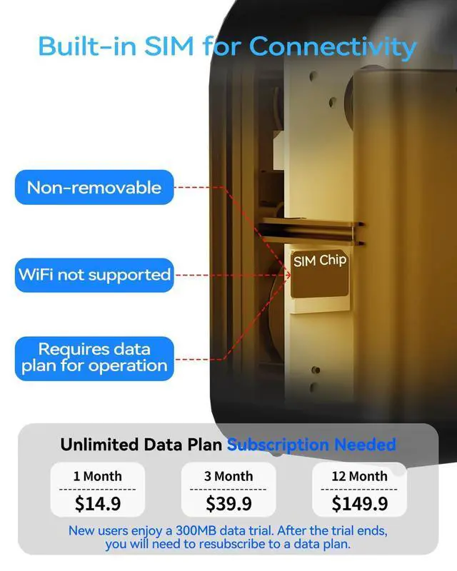 Alt view image 2 of 5 - KKB 4G LTE Cellular Security Camera Magnetic, No WiFi Solar Security Cameras Outdoor Built-in SIM, 2K Wireless Off-Grid Battery Cam Without Internet, AI Detection, Color Night Vision, 2 Way Aud