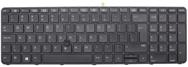 Main image of New Replacement Backlit Laptop Keyboard Compatible with HP Probook 650 G2 G3 G655 G2 G3 US 841136-001 827028-001 841145-001 841137-001