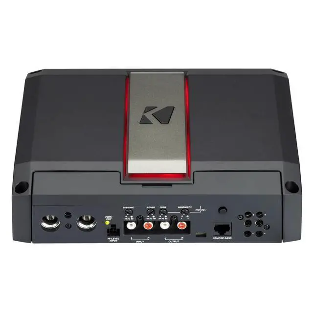 Alt view image 4 of 5 - Kicker LX1650.1 1650w Mono Class-D Subwoofer Amplifier with Smart Bass (51LX16501)