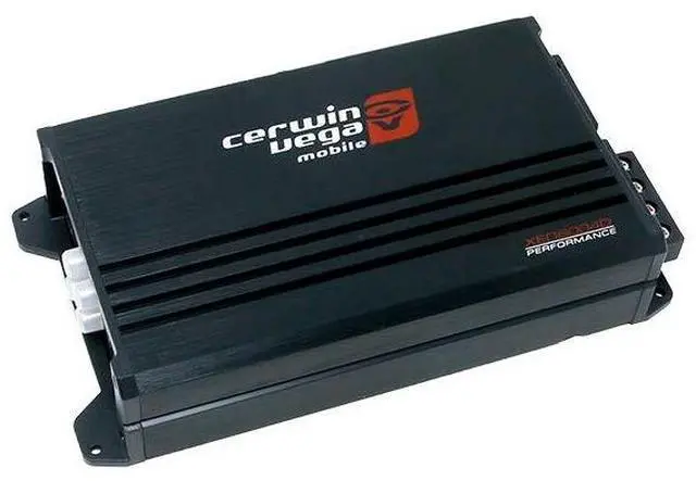 Main image of Cerwin Vega 4 Channel 480W RMS Class D Amplifier, Compact Car Audio System,Vega Bass Boost, Variable Crossovers, RCA Pass Thru for Enhanced Sound - XED6004D