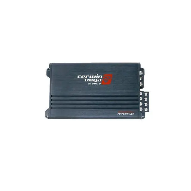 Alt view image 3 of 5 - Cerwin Vega 4 Channel 480W RMS Class D Amplifier, Compact Car Audio System,Vega Bass Boost, Variable Crossovers, RCA Pass Thru for Enhanced Sound - XED6004D