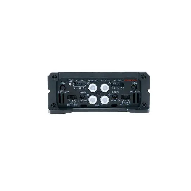 Alt view image 4 of 5 - Cerwin Vega 4 Channel 480W RMS Class D Amplifier, Compact Car Audio System,Vega Bass Boost, Variable Crossovers, RCA Pass Thru for Enhanced Sound - XED6004D