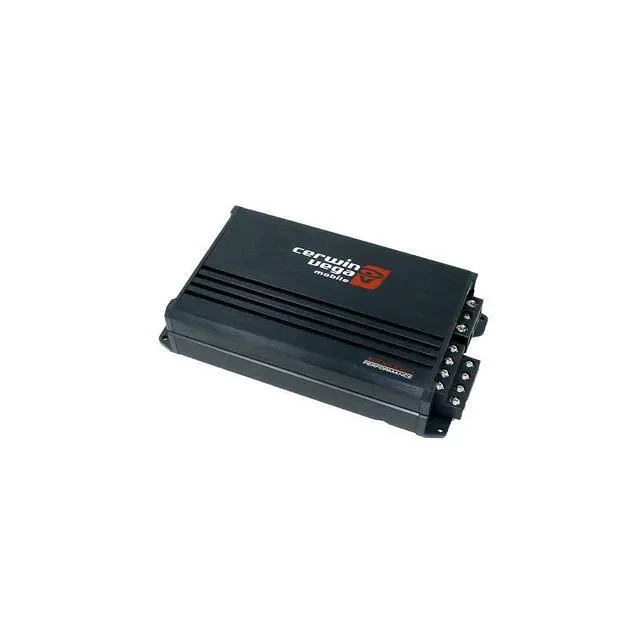 Alt view image 5 of 5 - Cerwin Vega 4 Channel 480W RMS Class D Amplifier, Compact Car Audio System,Vega Bass Boost, Variable Crossovers, RCA Pass Thru for Enhanced Sound - XED6004D