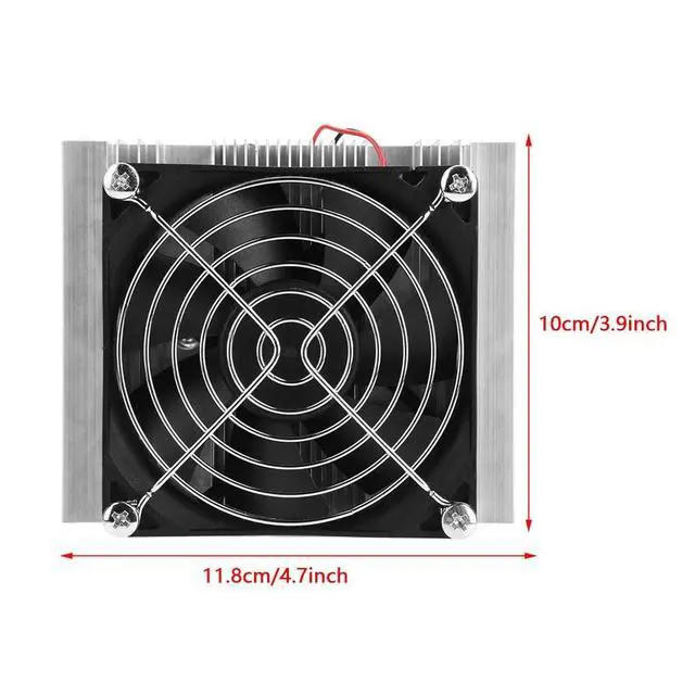 Alt view image 2 of 5 - Semiconductor Refrigeration Thermoelectric Peltier Cold Plate Cooler with Fan for Making Small Fridge