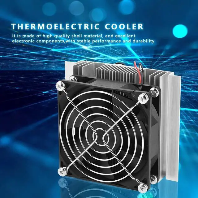 Alt view image 3 of 5 - Semiconductor Refrigeration Thermoelectric Peltier Cold Plate Cooler with Fan for Making Small Fridge