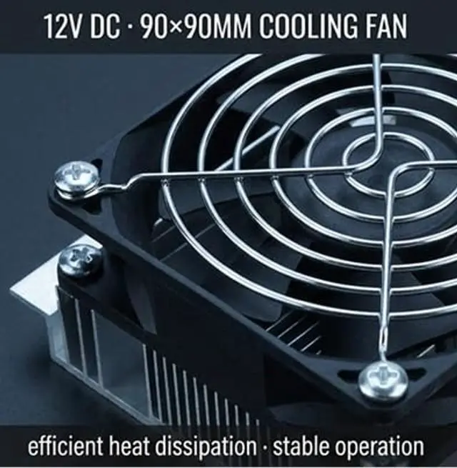 Alt view image 5 of 5 - Semiconductor Refrigeration Thermoelectric Peltier Cold Plate Cooler with Fan for Making Small Fridge