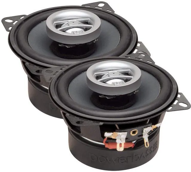 Main image of PowerBass L2-402 - 4" Coaxial Speakers 40Wrms / 120Wmax (2-Ohm) - Pair