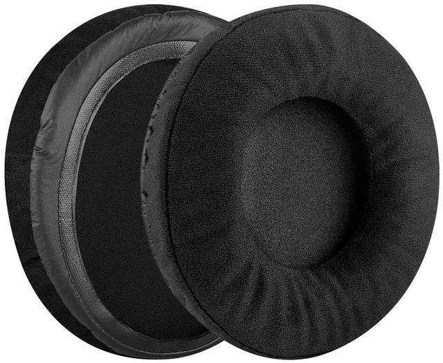 Alt view image 2 of 5 - Geekria Comfort Velour Replacement Ear Pads for ATH-AD1000x/ AD2000x/ AD900x/ AD700x/ AD500x, A 500/ 500x/ 700/ 900x/ 950lp Headphones Ear Cushions, Repair Parts with Video Guide (Black)