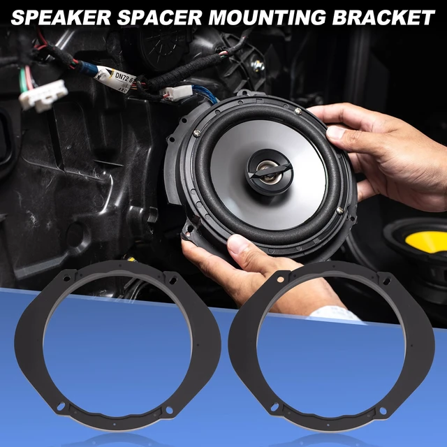 Alt view image 3 of 5 - HOPESPANNER Speaker Spacer Ring Adapter for Ford Edge 2007-2014 2 Set