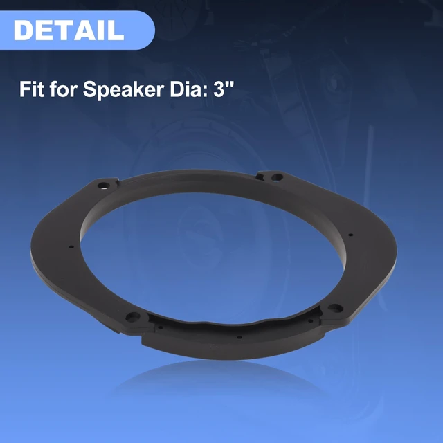 Alt view image 5 of 5 - HOPESPANNER Speaker Spacer Ring Adapter for Ford Edge 2007-2014 2 Set