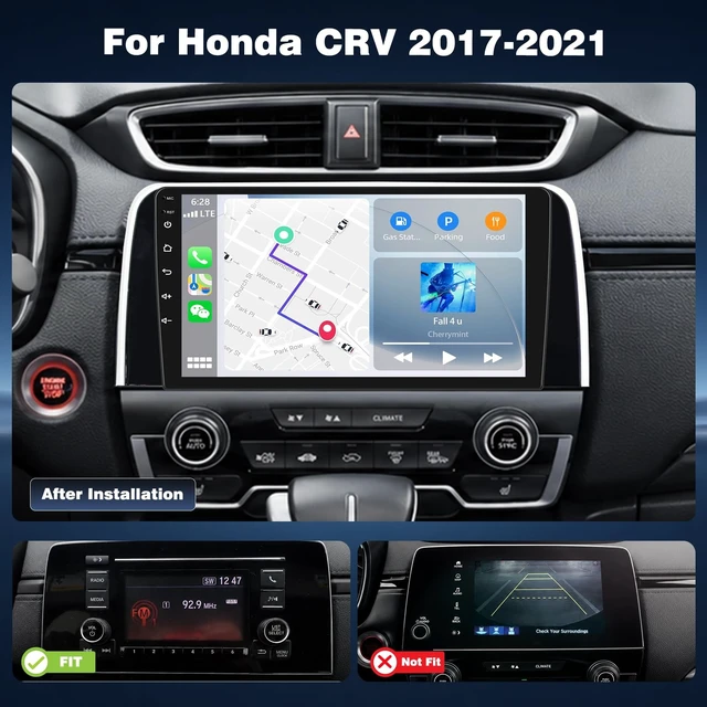Alt view image 2 of 5 - 4+64G Android Car Radio for Honda CRV 2017-2021