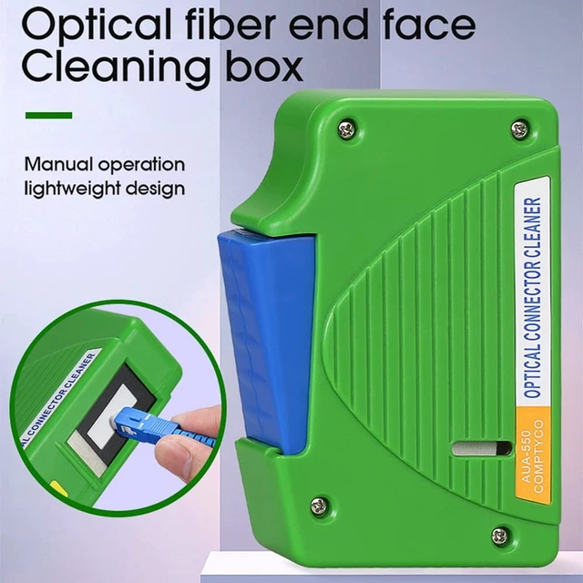 Alt view image 5 of 5 - YICIZOL Optic Fiber Cleaning Inspection Kits Including 400 Times Fiber Connector Microscope for 1.25/2.5mm FC/SC/ST/LC Connector & 1.25mm/2.5mm Cleaner Pens & Cleaning Cassette (MR-200)