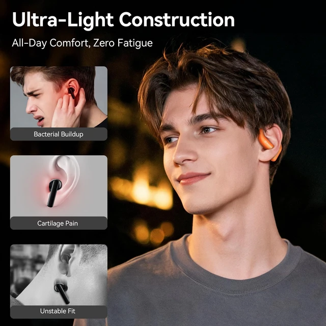 Alt view image 3 of 5 - BUGANI Open Ear Earbuds, Open Ear Headphones, Running Earbuds Wireless