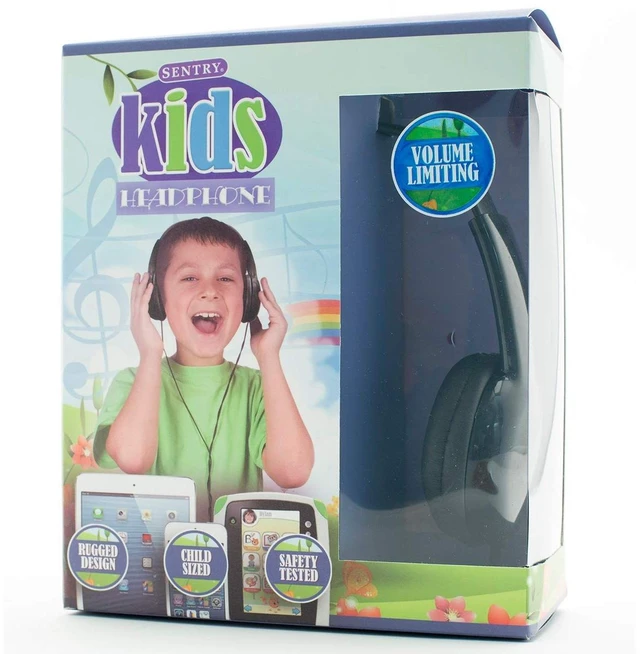 Alt view image 2 of 2 - Sentry Kids' Volume Limiting Headphones Black One Size