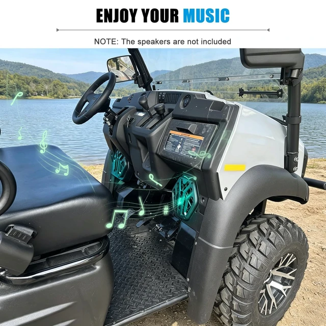 Alt view image 5 of 5 - POYEACO 6.5 Inch Under Dash Speaker Pods for Mule SX