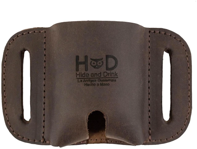 Main image of LeatherTex, Tactical Case for AirPods 1st/2nd Gen. and Pro Handmade from Full Grain Leather - Bourbon Brown